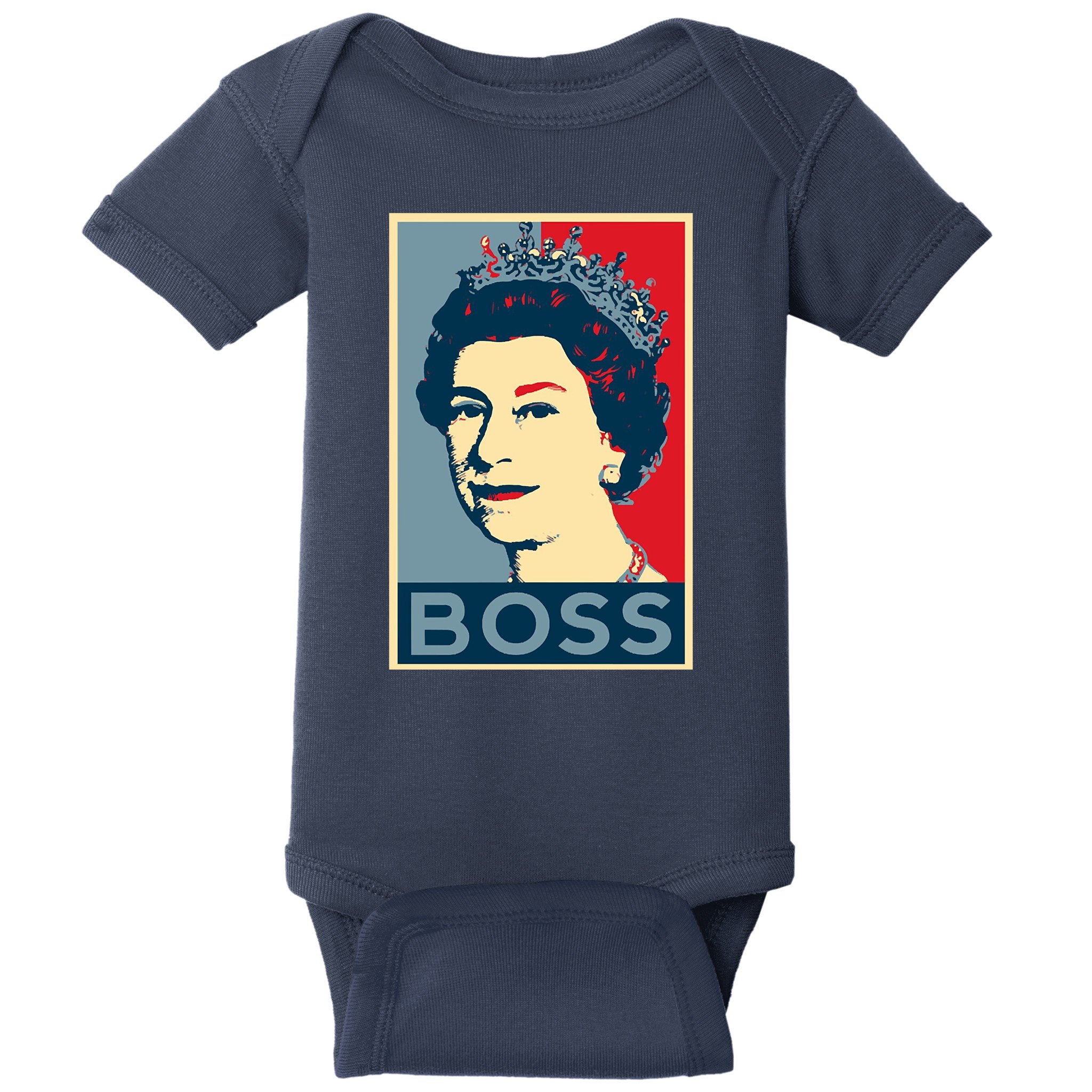 Queen Elizabeth II Boss Her Royal Highness Baby Bodysuit