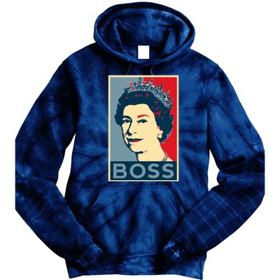 Queen Elizabeth II Boss Her Royal Highness Tie Dye Hoodie