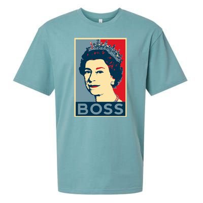 Queen Elizabeth II Boss Her Royal Highness Sueded Cloud Jersey T-Shirt