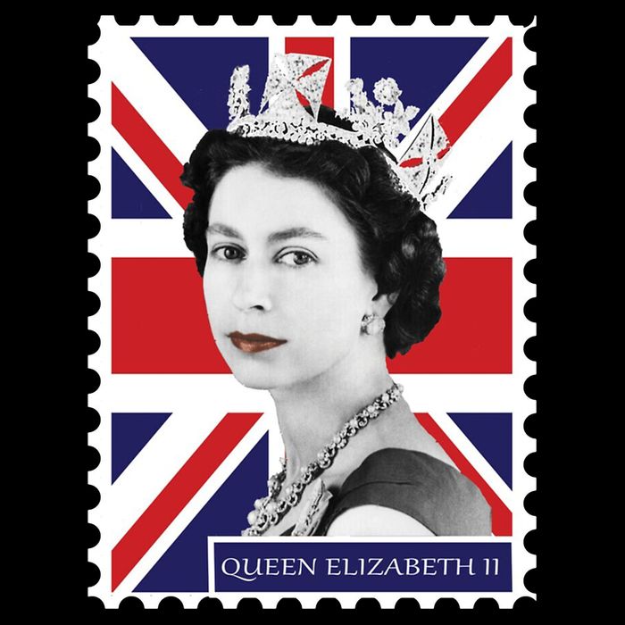 Queen Elizabeth II England Stamp Backpack