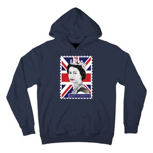 Queen Elizabeth II England Stamp Hoodie