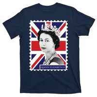 Queen Elizabeth II England Stamp T-Shirt