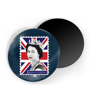 Queen Elizabeth II England Stamp Magnet