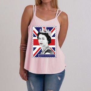 Queen Elizabeth II England Stamp Women's Strappy Tank