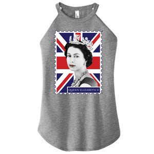 Queen Elizabeth II England Stamp Women's Perfect Tri Rocker Tank