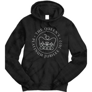 Queen Elizabeth Ii Platinum Jubilee Tie Dye Hoodie