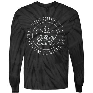 Queen Elizabeth Ii Platinum Jubilee Tie-Dye Long Sleeve Shirt