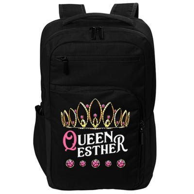 Queen Esther Jewish Purim Costume Humorous Holiday Carnival Gift Impact Tech Backpack