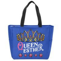 Queen Esther Jewish Purim Costume Humorous Holiday Carnival Gift Zip Tote Bag