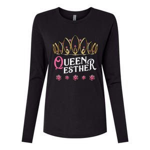 Queen Esther Jewish Purim Costume Humorous Holiday Carnival Womens Cotton Relaxed Long Sleeve T-Shirt