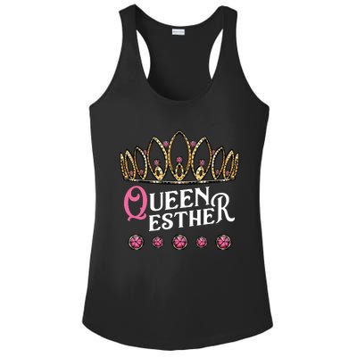 Queen Esther Jewish Purim Costume Humorous Holiday Carnival Ladies PosiCharge Competitor Racerback Tank