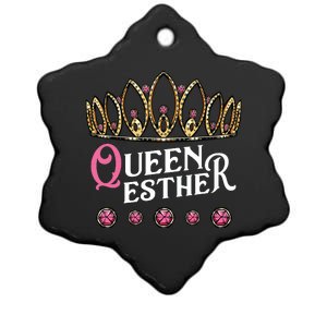 Queen Esther Jewish Purim Costume Humorous Holiday Carnival Ceramic Star Ornament