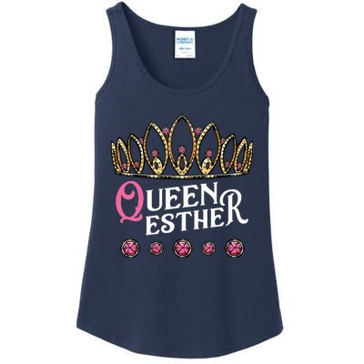 Queen Esther Jewish Purim Costume Humorous Holiday Carnival Ladies Essential Tank