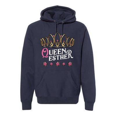 Queen Esther Jewish Purim Costume Humorous Holiday Carnival Premium Hoodie