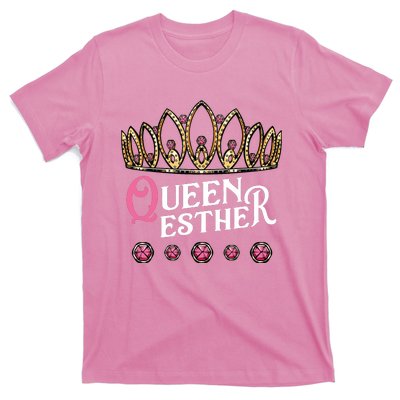 Queen Esther Jewish Purim Costume Humorous Holiday Carnival T-Shirt