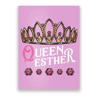 Queen Esther Jewish Purim Costume Humorous Holiday Carnival Poster