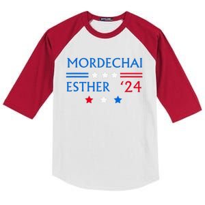 Queen Esther Mordechai 2024 Purim Costume For Such A Time As Kids Colorblock Raglan Jersey