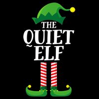 Quiet Elf Matching Family Group Christmas Party Wool Snapback Cap