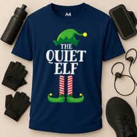 Quiet Elf Matching Family Group Christmas Party Performance Shirt