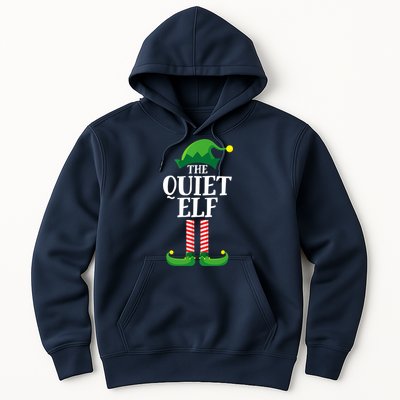 Quiet Elf Matching Family Group Christmas Party Hoodie