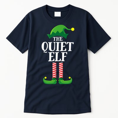 Quiet Elf Matching Family Group Christmas Party Tall T-Shirt