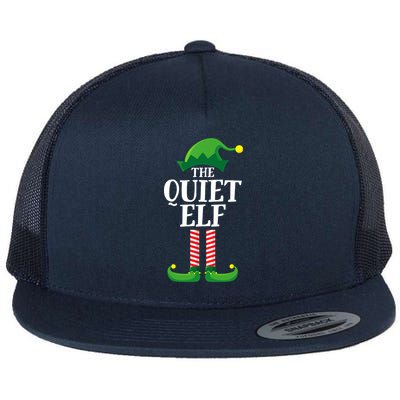 Quiet Elf Matching Family Group Christmas Party Flatbill Hat