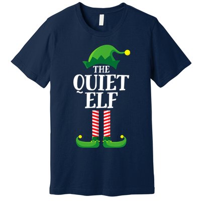 Quiet Elf Matching Family Group Christmas Party Premium T-Shirt