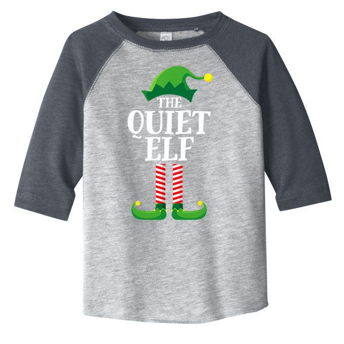 Quiet Elf Matching Family Group Christmas Party Toddler Fine Jersey T-Shirt