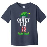 Quiet Elf Matching Family Group Christmas Party Toddler T-Shirt