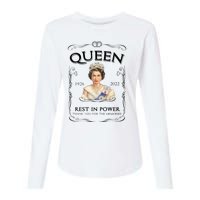 Queen Elizabeth Mug Elizabeth Mug Rip Elizabeth Mug Rip Queen Mug Her Majesty Th Womens Cotton Relaxed Long Sleeve T-Shirt