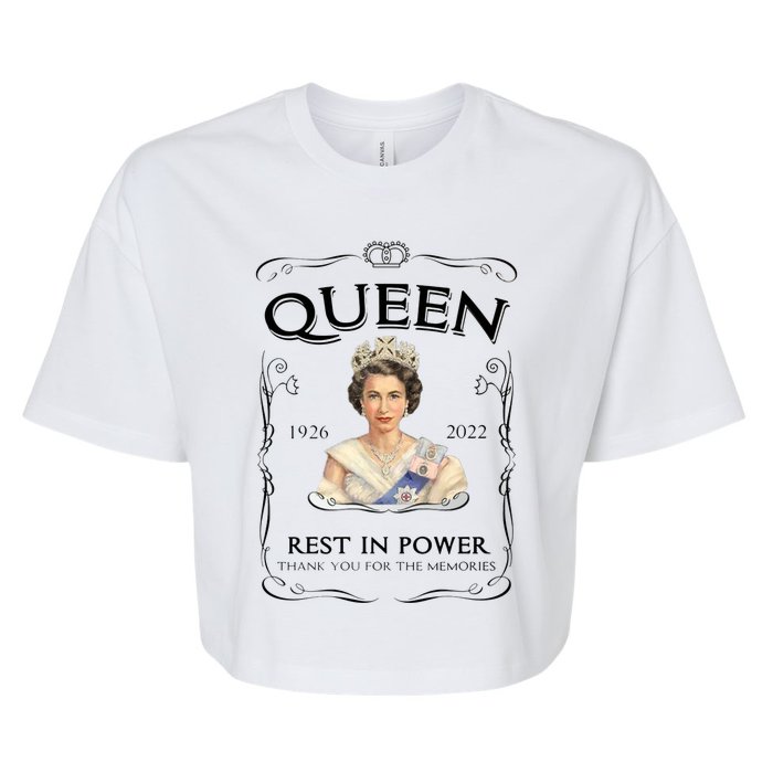 Queen Elizabeth Mug Elizabeth Mug Rip Elizabeth Mug Rip Queen Mug Her Majesty Th Bella+Canvas Jersey Crop Tee