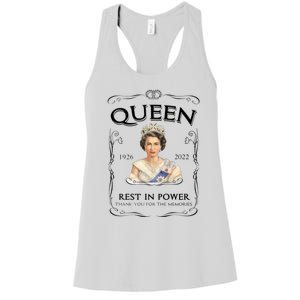 Queen Elizabeth Mug Elizabeth Mug Rip Elizabeth Mug Rip Queen Mug Her Majesty Th Women's Racerback Tank