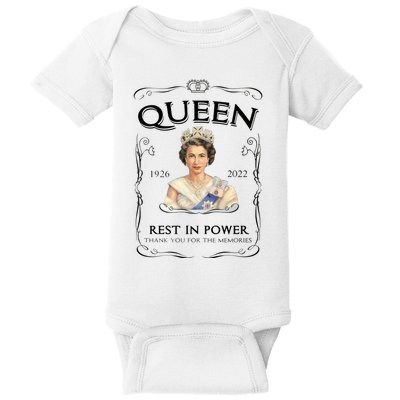 Queen Elizabeth Mug Elizabeth Mug Rip Elizabeth Mug Rip Queen Mug Her Majesty Th Baby Bodysuit