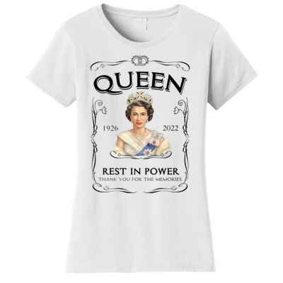 Queen Elizabeth Mug Elizabeth Mug Rip Elizabeth Mug Rip Queen Mug Her Majesty Th Women's T-Shirt