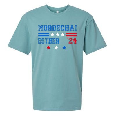 Queen Esther Mordechai 2024 Purim Sueded Cloud Jersey T-Shirt