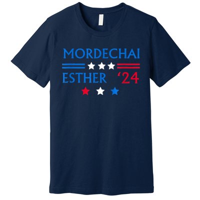 Queen Esther Mordechai 2024 Purim Costume For Such A Time As Premium T-Shirt