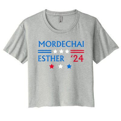 Queen Esther Mordechai 2024 Purim Costume For Such A Time As Women's Crop Top Tee