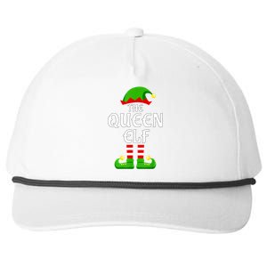 Queen Elf Pajama Matching Group Christmas Holiday Snapback Five-Panel Rope Hat