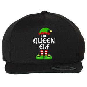 Queen Elf Pajama Matching Group Christmas Holiday Wool Snapback Cap