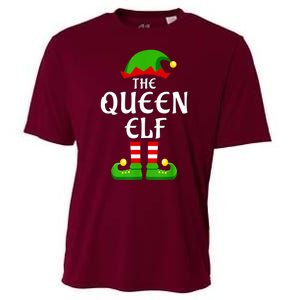 Queen Elf Pajama Matching Group Christmas Holiday Cooling Performance Crew T-Shirt