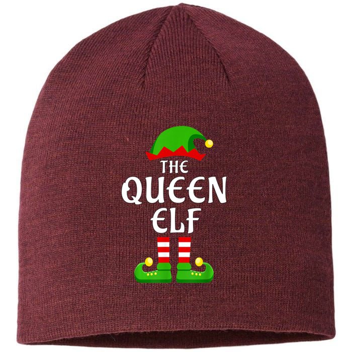 Queen Elf Pajama Matching Group Christmas Holiday Sustainable Beanie