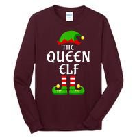 Queen Elf Pajama Matching Group Christmas Holiday Tall Long Sleeve T-Shirt