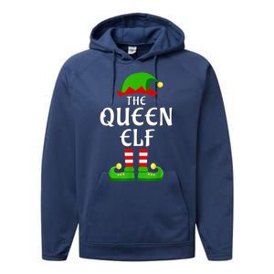 Queen Elf Pajama Matching Group Christmas Holiday Performance Fleece Hoodie