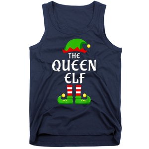 Queen Elf Pajama Matching Group Christmas Holiday Tank Top