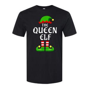 Queen Elf Pajama Matching Group Christmas Holiday Softstyle CVC T-Shirt