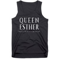 Queen Esther Purim Costume Royalty For Such A Time Tank Top