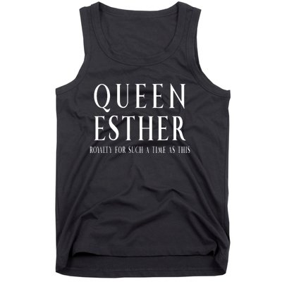 Queen Esther Purim Costume Royalty For Such A Time Tank Top