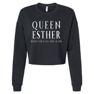 Queen Esther Purim Costume Royalty For Such A Time Cropped Pullover Crew