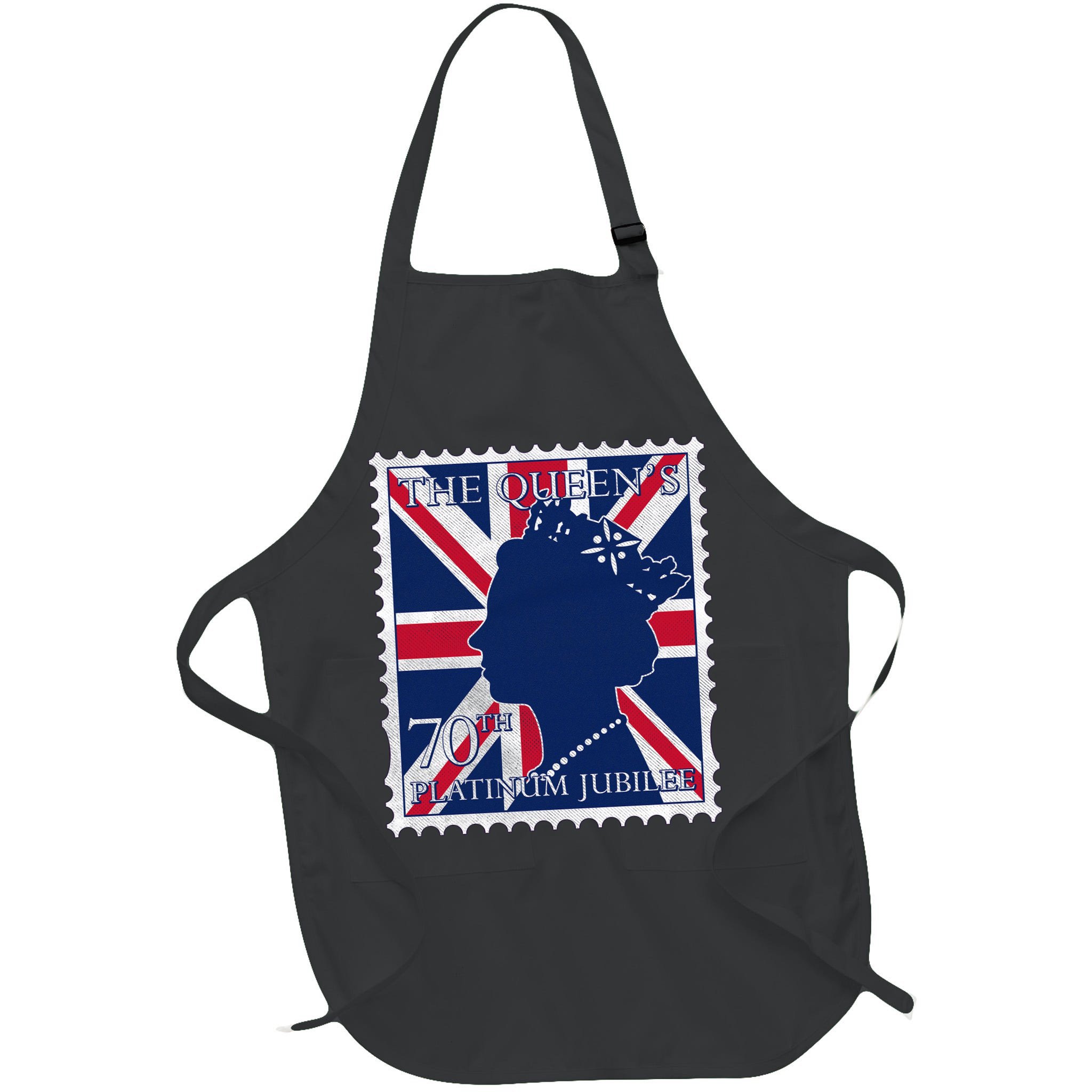 Queen Elizabeth Platinum Jubilee Celebration Queens 70th Anniversary Union Jack Apron