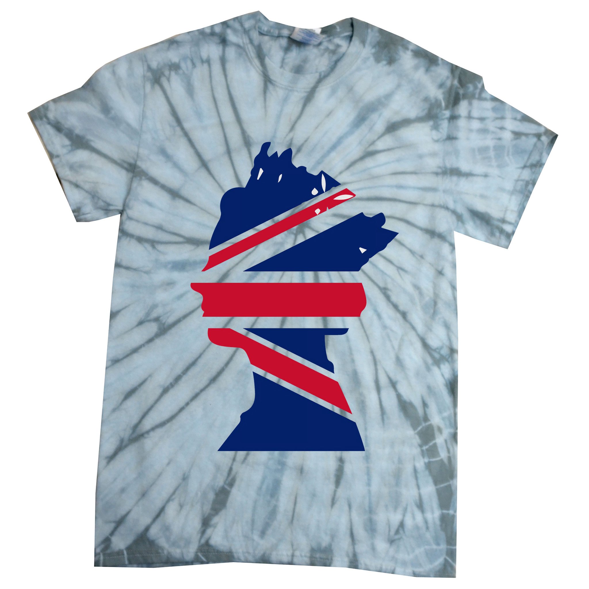 Queen Elizabeth Platinum Jubilee Celebration Queens 70th Anniversary Union Jack Tie-Dye T-Shirt